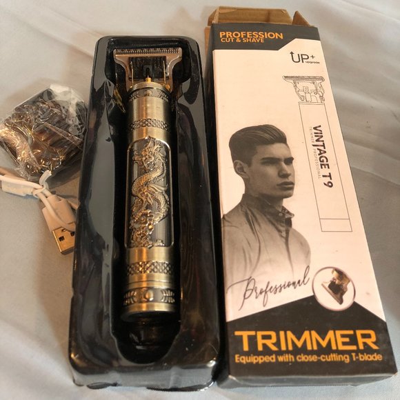 VINTAGE T9 Trimmer Rechargeable - Dragon Design #F2 - Picture 1 of 3